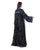 Hanayen Elegant Crystalized Abaya Cut With Lace Insert