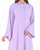 Hanayen Elegant Lavender Plain Abaya