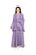Hanayen Elegant Lavender Ruffled Butterfly Abaya best abaya online in dubai