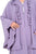 Hanayen Elegant Lavender Ruffled Butterfly Abaya best abaya online in dubai