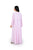 Hanayen Elegant Pink Abaya with Delicate Crystal Trails & Floral Accents best abaya online in dubai