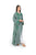 Hanayen Elegant Sage Abaya with Intricate Green Filigree & Crystals best abaya online in dubai