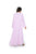 Hanayen Elegant Soft Pink Crystal-Lined Abaya best abaya online in dubai