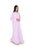 Hanayen Elegant Soft Pink Crystal-Lined Abaya best abaya online in dubai