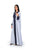 Hanayen Elegant Two-Tone Abaya with Wavy Beaded Edging best abaya online in dubai