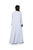 Hanayen Elegant Two-Tone Abaya with Wavy Beaded Edging best abaya online in dubai