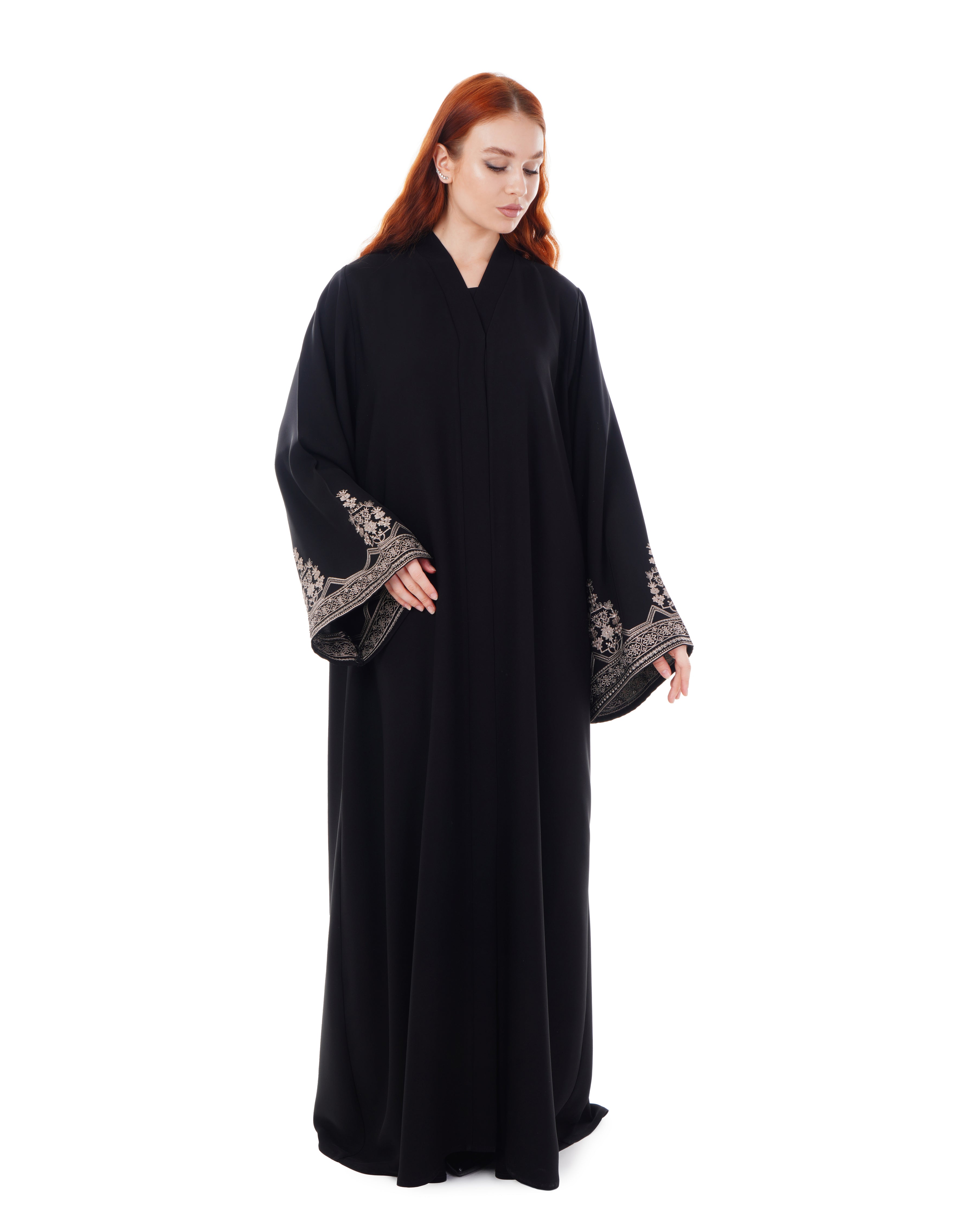 Buy Online Embroidered Emirati Abaya Luxury Online Abaya