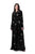 Hanayen Floral Crystalized Black Abaya