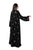 Hanayen Floral Crystalized Black Abaya