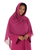 Hanayen Fuchsia Plain Abaya best abaya online in dubai