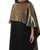 Hanayen Golden Cape Abaya Dubai best abaya online in dubai