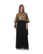 Hanayen Golden Cape Abaya Dubai best abaya online in dubai