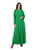 Hanayen Grass Green Plain Abaya best abaya online in dubai