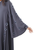 Hanayen Gray Abaya with 3D Floral Appliqué best abaya online in dubai