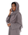 Hanayen Gray Plain Abaya best abaya online in dubai