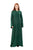 Hanayen Green Abaya with Metallic Piping best abaya online in dubai