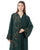 Hanayen Green Embroidered Abaya Embellished With Crystals