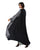 Hanayen Grey and Black Abaya with Crystal Floral Embellishments best abaya online in dubai