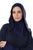 Hanayen Hajj & Umrah Navy blue Abaya