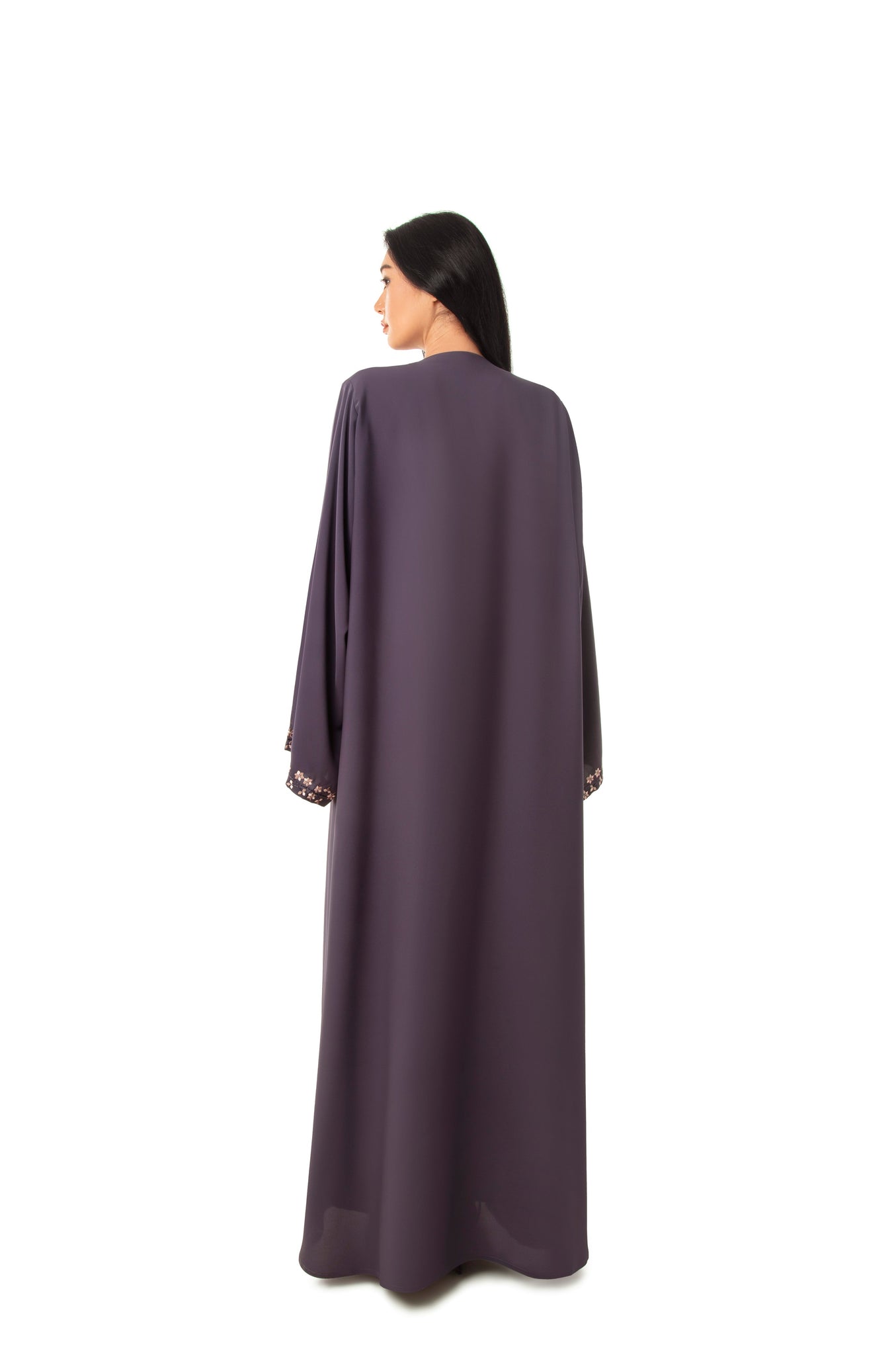 Hanayen Abaya with Floral Embroidery Style