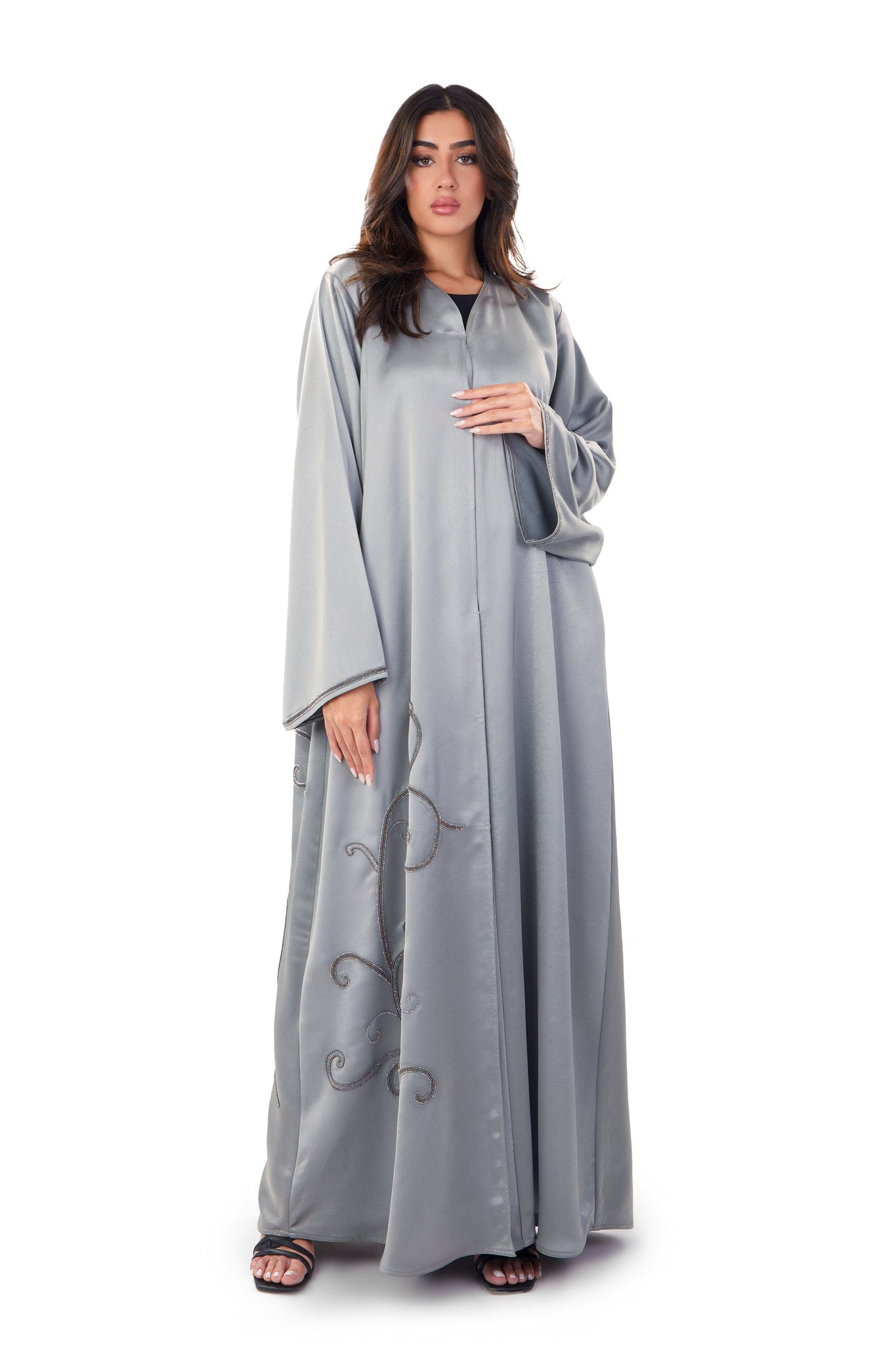 Hanayen Beaded Design Abaya Dress
