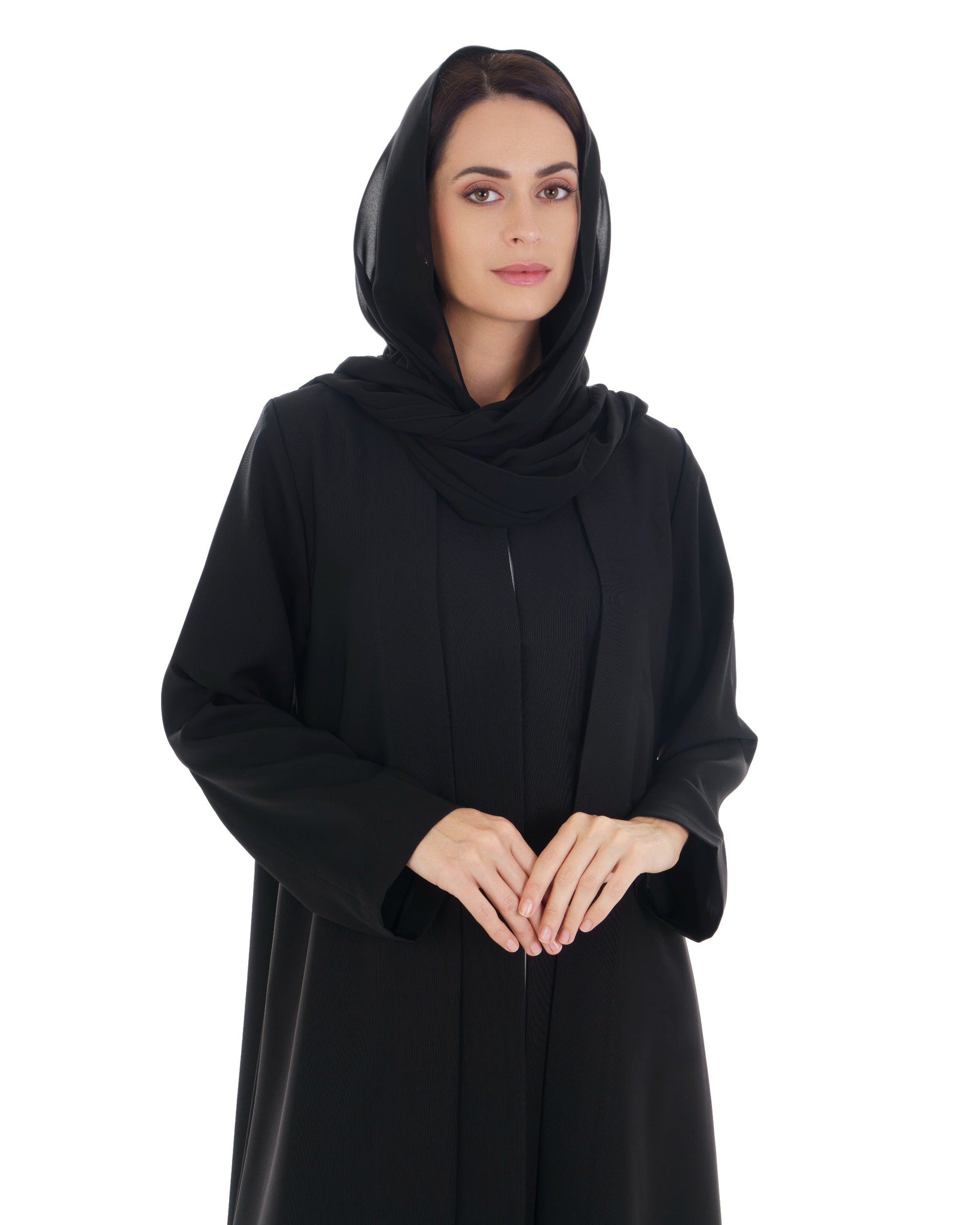Hanayen Classic Black Abaya Design