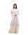 Hanayen Closed Crysalized Abaya Dress With Lace Insert