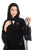 Hanayen Crystals Design Black Modest Abaya