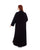 Hanayen Dark Brown Velvet Coat Abaya