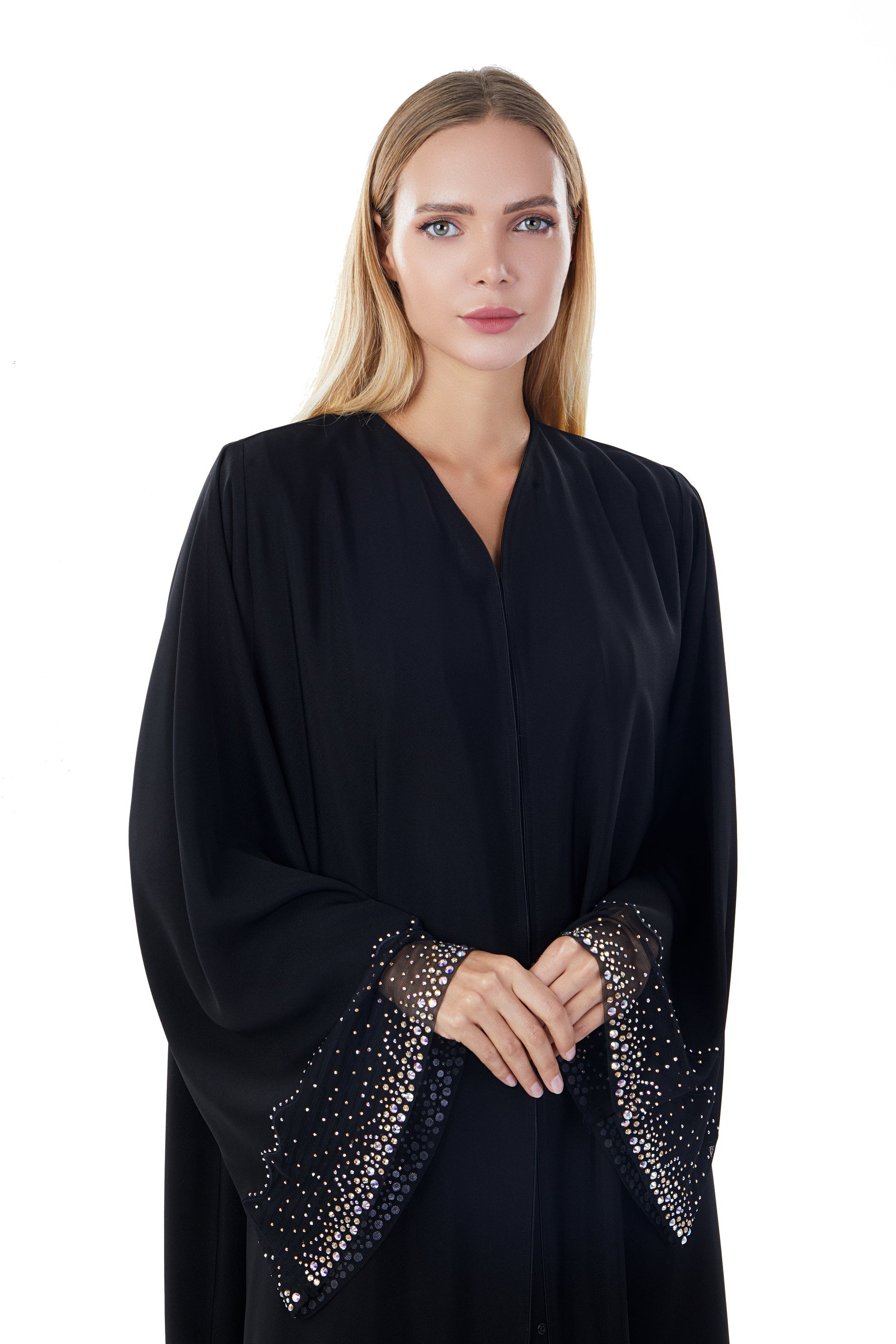 Shop Online Hanayen Abaya Design Embellished With Crystals | Women's ...