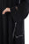 Hanayen Modest Black Abaya Cut Design