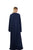 Hanayen Navy Blue Abaya With Crysals Front Design