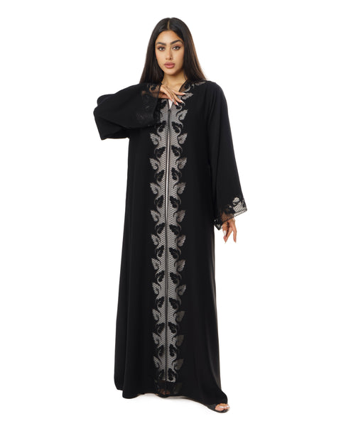 Hanayen Occasion Abaya With Elegant Toor Design