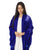 Hanayen Royal Blue Velvet Abaya With Lace Insert