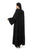 Hanayen Scallop Sleeve Black Abaya