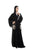 Hanayen Tulle Motif Embroidered Abaya With Crystals