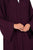 Hanayen Hanayen Abaya with Structured Stitch Panel best abaya online in dubai