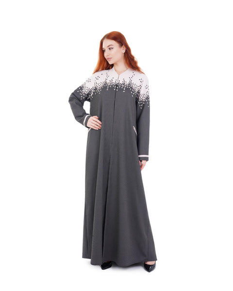 Hanayen Dual Color Modest Wear Trend Abaya