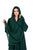 Hanayen Hanayen Green Embroidered-Trim Abaya best abaya online in dubai