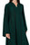 Hanayen Hanayen Green Embroidered-Trim Abaya best abaya online in dubai