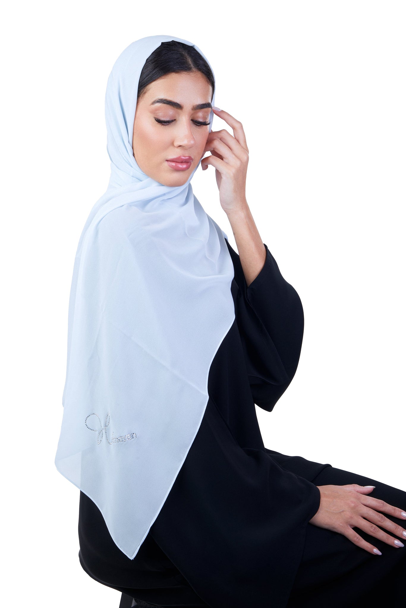 POV: you found the prettiest double chiffon abaya color😍❤️‍🔥 NEW IN‼️  PRICE:42,000 $56 DESCRIPTION: -DUBAI ABAYA -OP