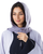 Hanayen Lavender and Black Contrast Abaya best abaya online in dubai