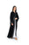 Hanayen Luxury Abaya with Swarovski Crystals Sunburst and Scalloped Lace Accents best abaya online in dubai