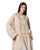 Hanayen Luxury Beige Abaya with Swarovski Crystal Floral Embellishments best abaya online in dubai