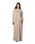 Hanayen Luxury Beige Abaya with Swarovski Crystal Floral Embellishments best abaya online in dubai