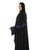 Hanayen Luxury Black Abaya with Crystal & Embroidery best abaya online in dubai