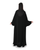Hanayen Luxury Black Abaya with Crystal Shoulder Embellishments best abaya online in dubai