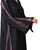 Hanayen Luxury Black Abaya With Panels & Inner Dress best abaya online in dubai