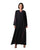 Hanayen Luxury Black Abaya With Panels & Inner Dress best abaya online in dubai