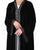 Hanayen Luxury Black Velvet Abaya with Delicate Lace Embellishments